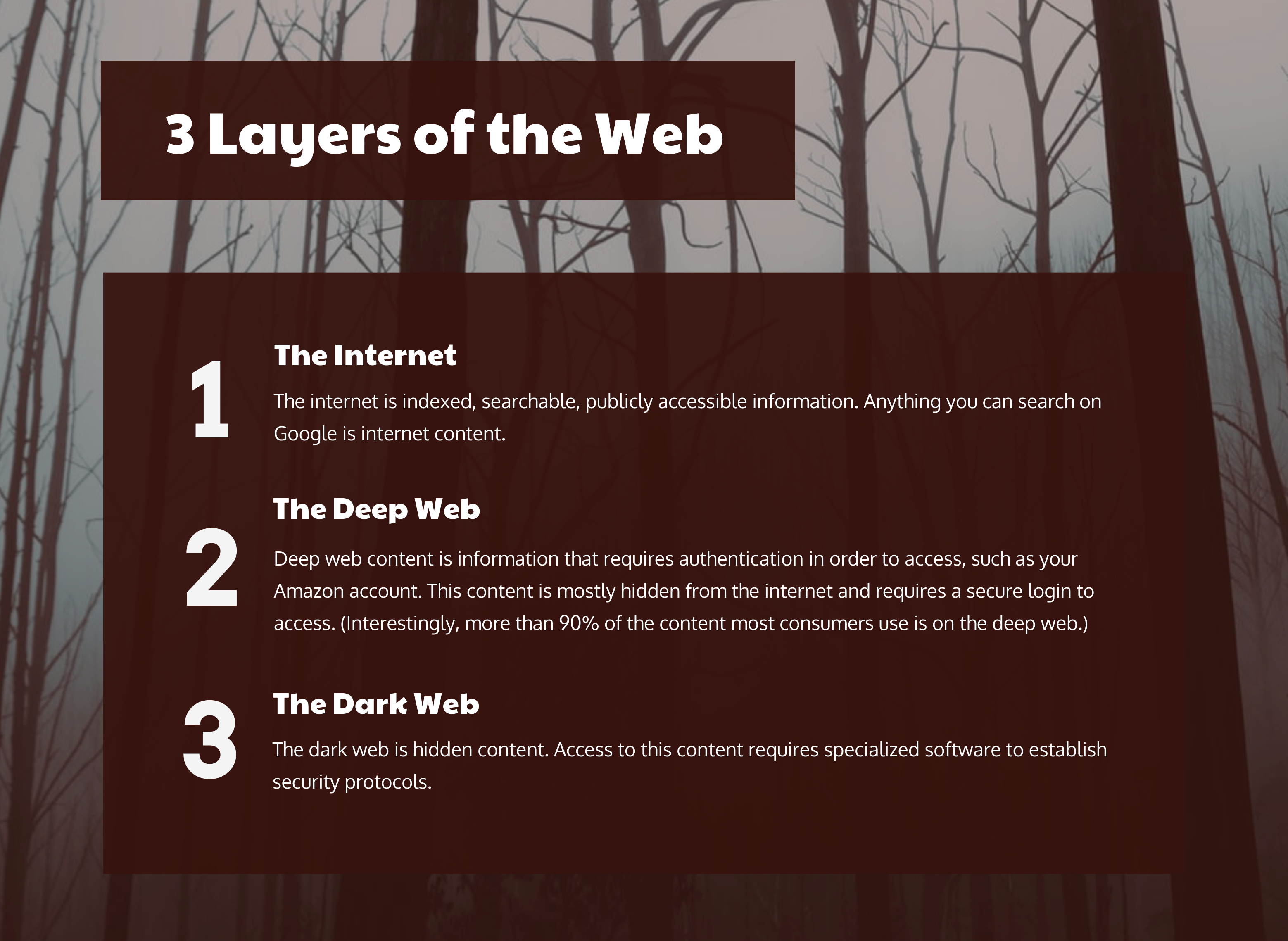 Dark web login